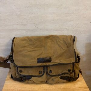Marc New York by Andrew Marc Canvas & Leather Messenger Bag